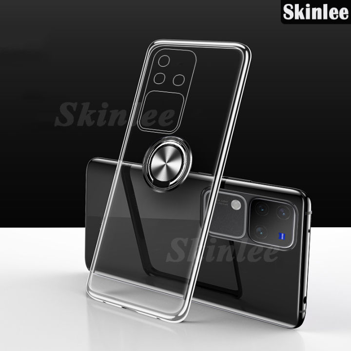 Phone%20case%20For%20vivo%20V30%20Pro%20Back%20cover%20Ring%20Holder%20Phone%20Case%20Ultra%20Thin%20Transparent%20Car%20Navigation%20Silicone%20Clear%20Cases%20For%20vivo%20V30%20Cover%20cases%20-%20Image%204