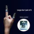 Breathable Finger Cover Sweatproof Finger Sleeves Gaming Gaming Thumb Gloves Sensitive Touch Screen 1 Pair For Pubg Mobile Game.