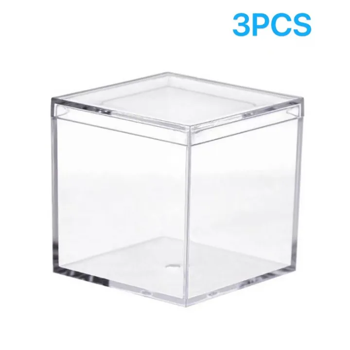 1/3PCS%20Transparent%20Acrylic%20Plastic%20Square%20Cube%20Box%20With%20Lids%20Durable%20Candy%20Box%20Multiple%20Uses%20Transparent%20Case%20Home%20Organizer%20Container%20-%20Image%209