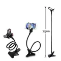 Flexible Mobile Phone Holder Adjustable Telephone Support Car Cell Phone Clip Bed Desktop Mount Bracket Phone Stand Parts. 