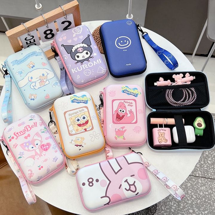 Cute Kuromi Patrick Star Protective Travel Power Bank Case