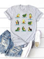 Women T Clothes Avocado Love Valentine Ladies Clothing Short Sleeve Graphic Tee Fashion Female Casual Print T-shirts. 