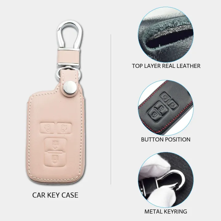 Leather%20car%20key%20case%20for%20Toyota%20Sieni%20Noah%20Voxy%20Esquire%20Vellfire%20Alphard%204%20buttons%20remote%20fob%20cover%20keychain%20bag%20auto%20accessory%20-%20Image%205
