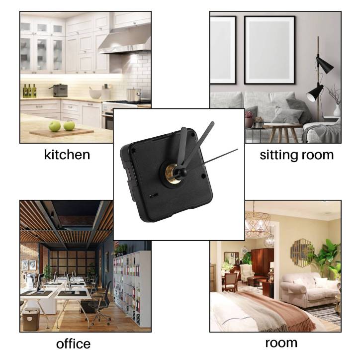 Clock%20Movement%20with%20Short%20Hands,%204/%2025%20Inch%20Maximum%20Dial%20Thickness,%203/%205%20Inch%20Total%20Shaft%20Length%20-%20Image%206