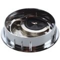 Computer Desktop 50mm Diameter Round Stainless Steel Cable Hole Cover Cap. 