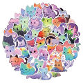 50Pcs Kawaii Cat Stickers Aesthetic Cartoon Decals DIY Laptop Phone Stationery Funny Cute Decoration Sticker Chidlren Toy Gifts jingu.