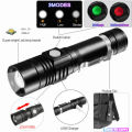 Usb Rechargeable Zoom Torch T6 LED Hand Lamp 18650 Battery Flash Light Use For Camping Hiking Checking. 