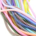 【MIGAPALAZA】 Earphone Wire Protectors Spiral Cable Cord Random Color Package:3pcs. 