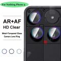for Nothing Phone 3 Camera Protector Ring Aluminium and Tempered Glass. 