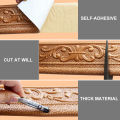 10M/Roll Waterproof Wall Border Adhesive Foam Tiles Sticker Peel and Stick Wallpaper Board for Home Decor Tile edge decoration.