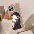 Kamado Nezuko Kimetsu No Yaiba Phone Case for iPhone 11 12 13 Mini Pro Max 14 Pro Max Case shell. 