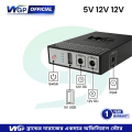 WGP Optima 103E DC UPS for Router, Onu, CC Camera 5, 12, 12 Volt Output. 