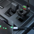 BWOO BO-CC102 35W Dual USB Black Car Charger With Bluetooth & FM Transmitter.