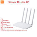 Mi WIFI Router 4C 64 RAM 2.4G 300Mbps 4 Antennas Wireless Router. 