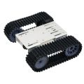 Silver TP101 - Dual 12V Motorised Tracked Robot Tank Chassis. 