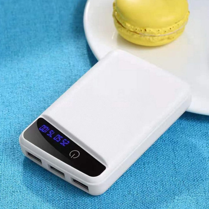 Power Bank Box 3X18650 Diy Intelligente Ladung Schnell Ladegerät Led