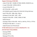 M.2 NVME MacBook SSD Convert Adapter for Upgraded MacBook Air Pro Retina Mid 2013-2017, AHCI SSD Upgraded Kit. 