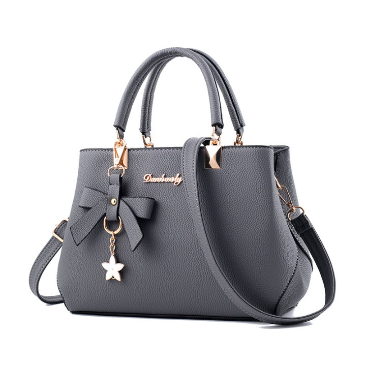 Bag2023New%20Korean%20Style%20Fashionable%20Autumn%20and%20Winter%20Bow%20Women's%20Bag%20Portable%20Shoulder%20Bag%20Messenger%20Bag%20Saffiano%20Bag%20Mother%20Bag%20-%20Image%206