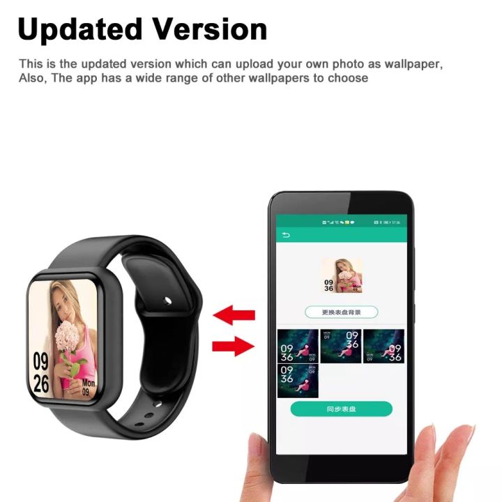 Timack%C2%AE%20D20%20Bluetooth%20Smart%20Watch%20For%20Men%20Waterproof%20Sport%20Fitness%20Tracker%20Smart%20Bracelet%20Blood%20Pressure%20Heart%20Rate%20Monitor%20Y68%20Smartwatch%20for%20Womens%20-%20Image%207