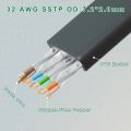 Patchtek CAT7 Flat Ethernet Cable RJ45 Short Boot SSTP 10Gbps 600Mhz Lan Cable Network 0.1-1.5m rj45 CABLE for Ps5 Iptv. 