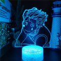 HUNTER×HUNTER 3D Visual Lamp Gon Killua Zoldyck Kurapika Hisoka LED Night Light Acrylic Illusion Table Lampara Toys Lighting.