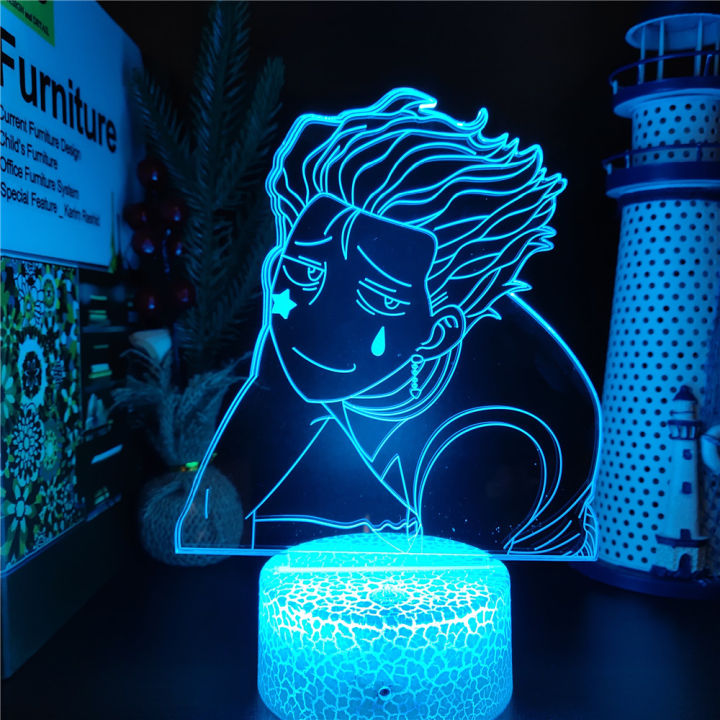 HUNTER%C3%97HUNTER%203D%20Visual%20Lamp%20Gon%20Killua%20Zoldyck%20Kurapika%20Hisoka%20LED%20Night%20Light%20Acrylic%20Illusion%20Table%20Lampara%20Toys%20Lighting%20-%20Image%202