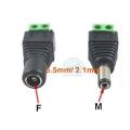 DC Power Balun Connector Adapter Plug Male Female Jack Socket.