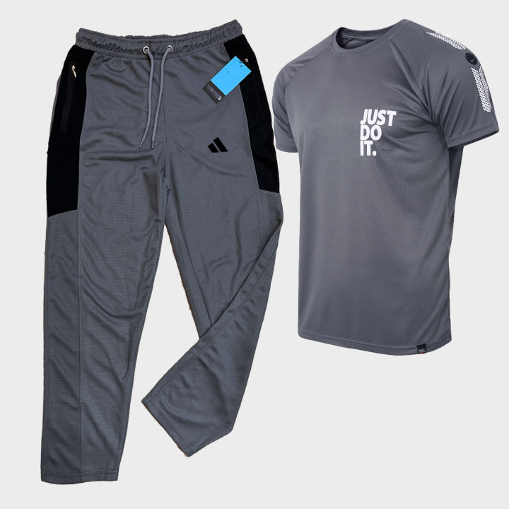 Trendy Vibes with Half Sleeve Round Neck Trend T-Shirt For Men - Just Do It - Comfortable to Wear in All Seasons and Occasions