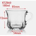 Crystal Clear Glass 6 Piece Tea Cup Set - Enjoy Your Tea In Style With This 6-Piece Tea Cup Set. Featuring A Laos Cup Design -These Crystal Clear Glass Cups Are Easy To Use And Clean.