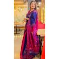 Hand Made Dhupian Silk Saree For women.