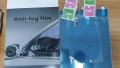 Anti Rain and Anti Fog Film/Sticker car and bike Mirror+Window. 