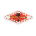 4PCS Motorcycle Decals Fuel Tank Cap Sign Decal Warning Sign Logo Sticker.