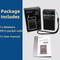 Retekess PR15 Pocket NOAA Weather Radio, AM FM Radio Portable, Little Transistor Radio Powered by AAA Batterys for Walking, Camping (Silver Black). 