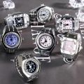 【Worldwide Delivery】 27 styles Finger Ring Clock Vintage Elastic Stretchy Quartz Watch Rings for Women Couple Watches Ring Fashion Jewelry. 