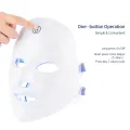 7 Colors LED Facial Mask Cover Photon Therapy Skin Rejuvenation Anti Acne Wrinkle Removal Skin Care Whitening Beauty Instrument Skin Rejuvenation Machine.
