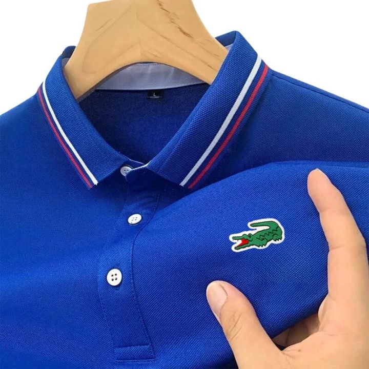 New%20Summer%202024%20Men's%20High%20Quality%20Lacoste%20Embroidered%20T-Shirts,%20Men's%20Polo%20Shirts,%20Men's%20Polo%20T-Shirt%20Tops%20-%20Image%204