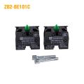 2pcs XB2 Push Button Switch ZB2-BE102C(NC) Contact Block ZB2-BE101C (NO) Encounter. 