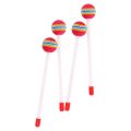 12 Pcs Round Rainbow Hammer Percussion Sticks Orff Percussion Instrument Sticks Drumsticks for Kids Child Mallet Musical Toy. 
