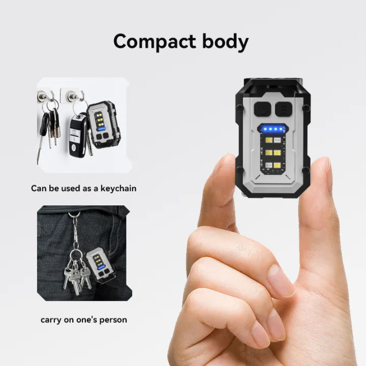 Warsun%20Portable%20Mini%20Keychain%20Light%20LED%20High%20Bright%20Flashlight%20Dual%20Light%20Source%20Camping%20Fishing%20Multi-function%20Tool%20Torch%20Lamp%20-%20Image%202