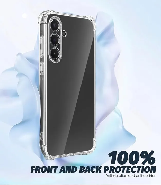 Samsung%20F55%20Flexible%20Clear%20Transparent%20Soft%20TPU%20Back%20Case%20Cover%C2%A0with%C2%A0bumper%20-%20Image%202
