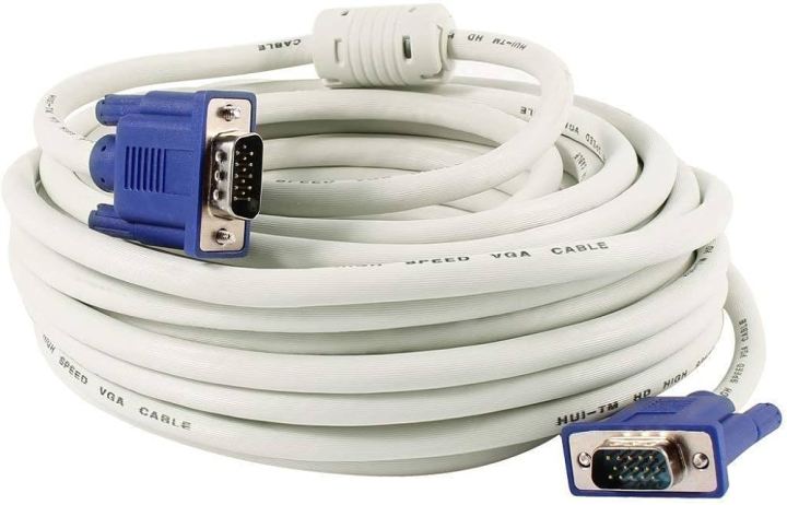 Monitor VGA Cable 10M - White