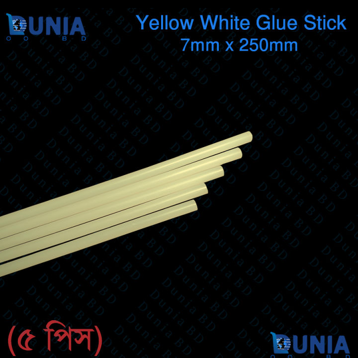 7mm Glue Gun Stick Semi Yellow White Hot Melt For Craft Hand Repair DIY