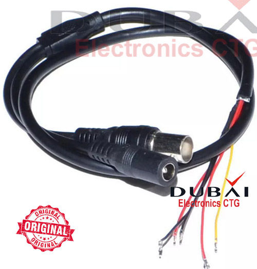 5 Core Wire Pin Cable For Cctv Camera, Security Camera Video Calbe Power Cable Use To Install Cable