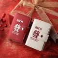 With card passport card holder Chinese style 36 2024 bit business card case business card holder men's women's letter greeting card wallet Chinese New Year. 