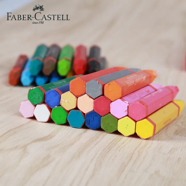 Germany%20Faber-Castell%20Crayon%201227%20Hexagonal%20Oil%20Pastel%2012/24/36/48%20color%20children's%20coloring%20drawing%20brush%20-%20Image%205