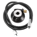 Motorcycle 12mm Speedometer Drive Gear with Cable. 