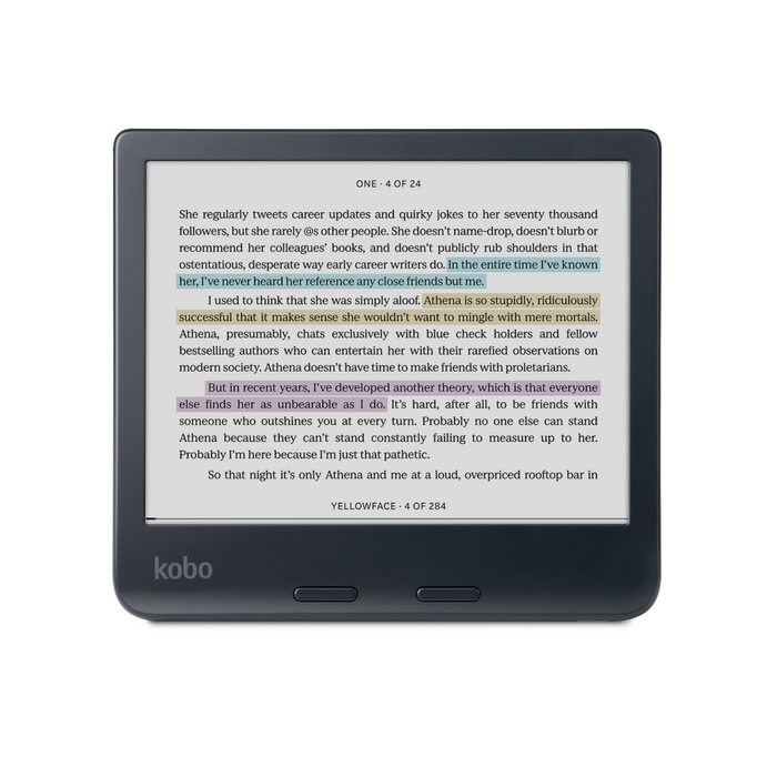 Kobo%20Libra%20Colour%20%7C%20eReader%20%7C%207%E2%80%9D%20Glare-Free%20Colour%20E%20Ink%20Kaleido%E2%84%A2%203%20Display%20%7C%20Dark%20Mode%20Option%20%7C%20Audiobooks%20%7C%20Waterproof%20-%20Image%202