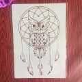 Stencil for Wall & Fashion Painting Template 10in by 8in.. 