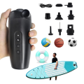 Portable Electric Air Pump for Inflatables, 20PSI Rechargeable Air Pump for Air Mattress Beds, Boats, Pool Floats. 