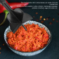 Beef Masher, Hamburger Chopper Black with Handle for Chicken for Potato. 